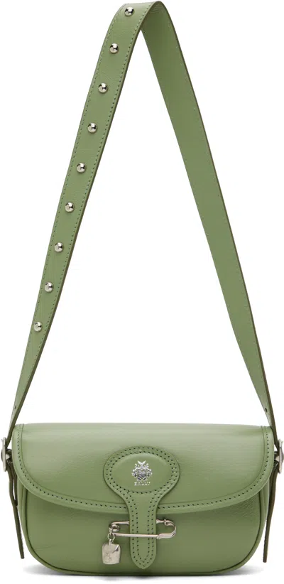 Bally Green Beckett Mini Bag In U6a0p - Oil Green 25