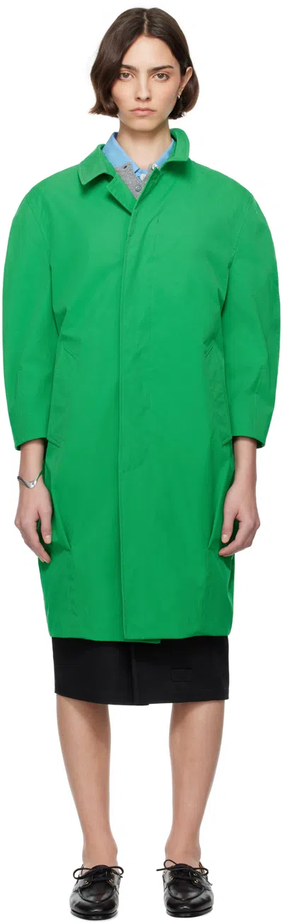BALLY GREEN TWILL COAT
