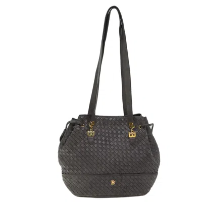 Pre-owned Bally Grey Leather Shoulder Bag ()