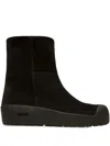 Bally Gstaad Suede Leather Snow Boots In Black