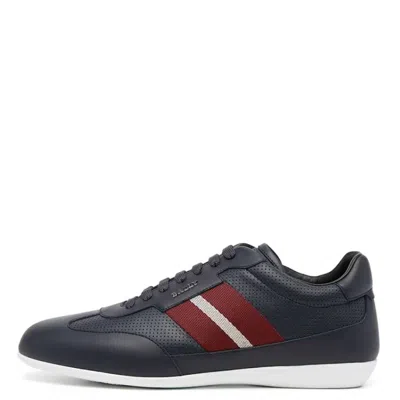 Bally Haldin Leather Low-top Sneakers In Black