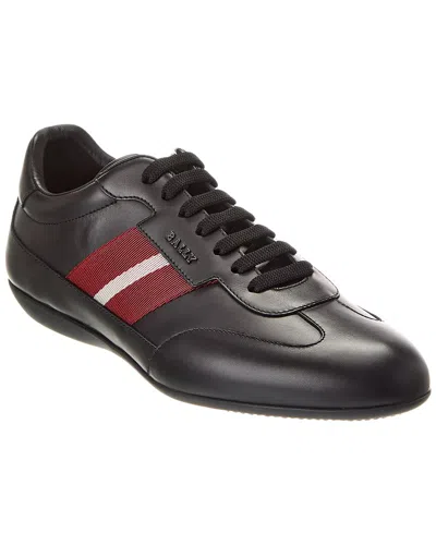 Bally Haldin Leather Sneaker In Black