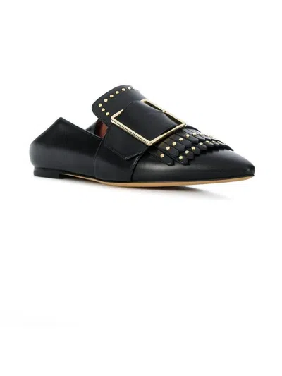 Bally Hamelia Women's 6223325 Black Leather Studded Pumps In Multi