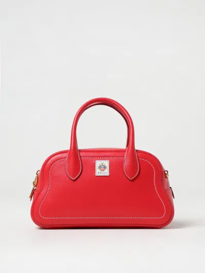 Bally Top Handle Tote Bag In Red