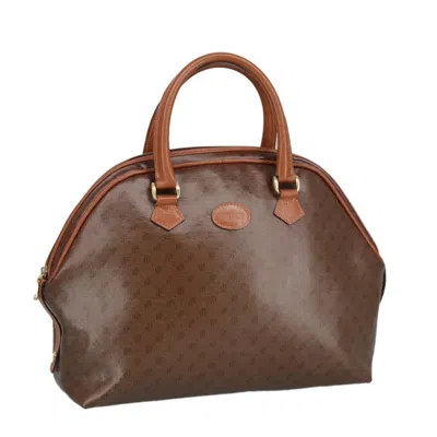 Pre-owned Bally Handbag Canvas Canvas Handbag () In Brown