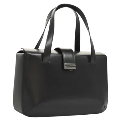 Pre-owned Bally Handbag Leather Leather Handbag () In Black