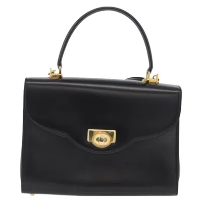 Pre-owned Bally Handbag Leather Leather Handbag () In Black