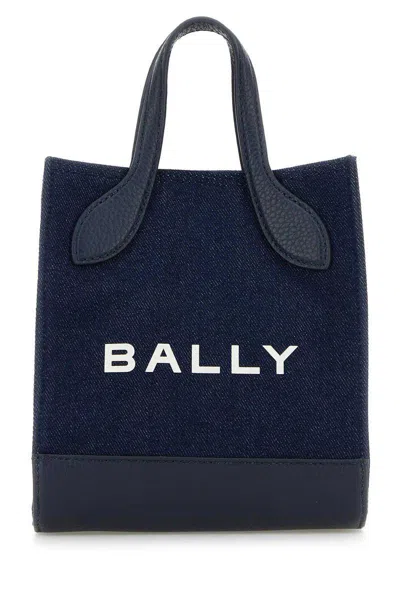 Bally Denim Keep On Shopping Bag In Blue