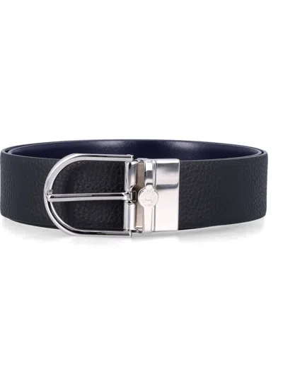 Bally Hanky 35mm Reversible Belt In Black
