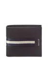 Bally Hasai Leather Bifold Wallet In Black
