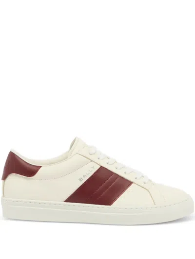 Bally Hedey Two-tone Leather Sneakers In Multi