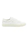 Bally Hedon Leather Sneakers In White