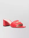 Bally Heeled Mules With Square Toe And Open Back