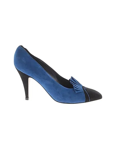 Pre-owned Bally Heels In Blue