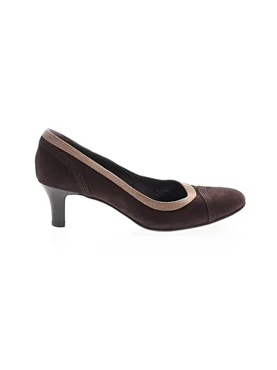 Pre-owned Bally Heels In Brown