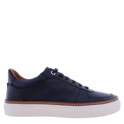 Bally Hens Brushed Leather Low-top Sneakers, Brand Size 5 ( Us Size 6 ) In Multi