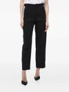 Bally Flax Blend Cargo Pants With Martingales In Black