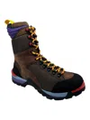 Bally Hike Man Ankle Boots Chocolate Brown Size 9 Leather In Brown