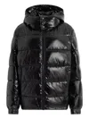 Bally Hood Quilted Puffer Jacket In Black