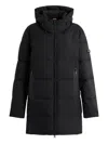 Bally Hood Zip-fastening Parka In Black