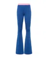 Bally Flared Trousers In Blue