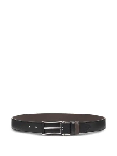 Bally Iconic Reversible Logo-buckle Belt In White