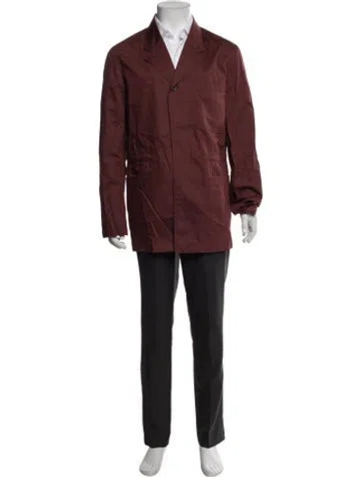 Pre-owned Bally Jacket In Burgundy