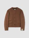 Bally Houndstooth Jacket In Multibrown