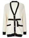 Bally Logo Jacquard Belted Cardigan