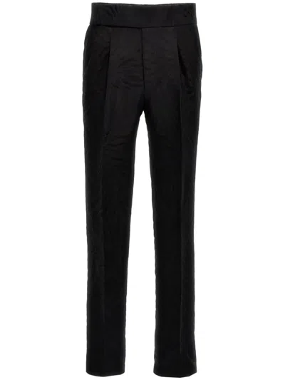BALLY JACQUARD-PATTERN STRAIGHT-LEG TROUSERS
