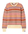Bally Jacquard-knit Wool Sweater In Multi