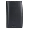 Bally Jagger Leather Bi-fold Logo Wallet In Black