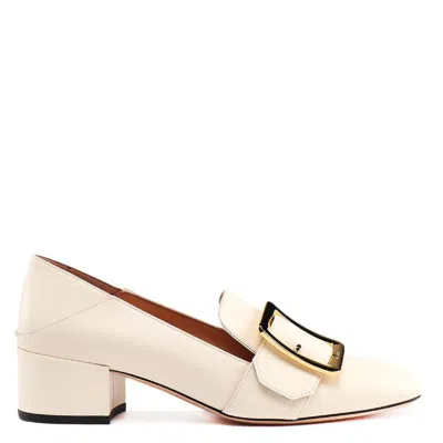 Bally Janelle 40 Leather Pumps In White