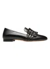 Bally Collapsable-back Leather Loafers In Black