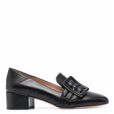 Bally Janelle Buckle Leather Pumps In Multi