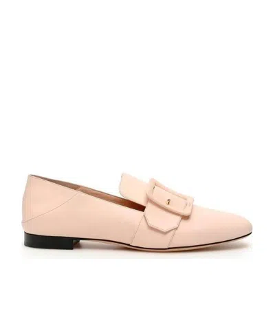 Bally Janelle Folding Heels Love Shoes In Nude