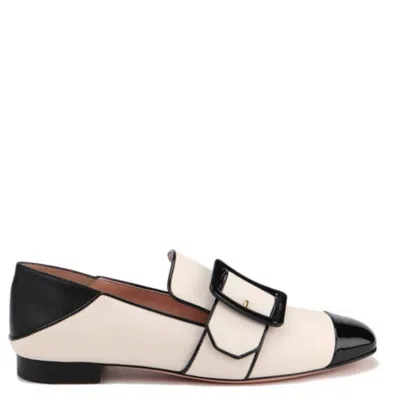 Bally Janelle Leather Cap-toe Loafers In Multi