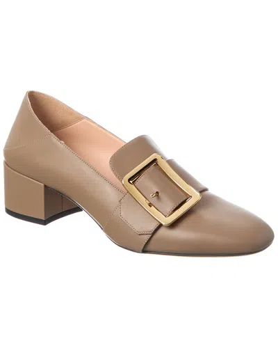 Bally Janelle Leather Pump In Brown