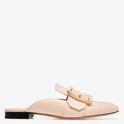 Bally Janesse Buckle Detail Leather Slippers In Multi