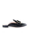 Bally Janesse Heel Muller Shoes In Black