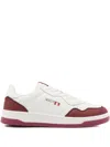 Bally Jasper Leather Sneakers In White