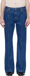 Bally Jeans With Belt Loops In Blue
