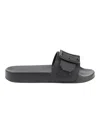 Bally Jeline 6231191 Women's Black Rubber Slide Sandals In Black