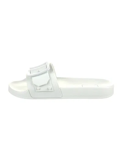 Bally Jeline 6231192 Women's White Rubber Slide Sandals