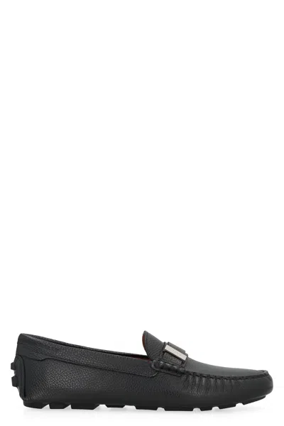 BALLY BALLY KAIDO LEATHER LOAFERS