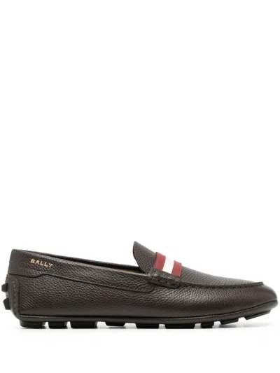 Bally Karlos Loafers In Brown