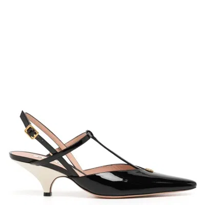 Bally Katy 55 Leather Sling Pumps In Black