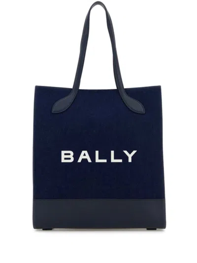 Bally Keep On Tote Bag In Blue