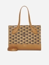 Bally Mini Keep On Monogram Tote Bag In Brown