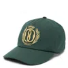 Bally Kelly Green Emblem Embroidered Baseball Cap In Green